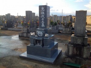 鳥居家　墓石建て替え (1)
